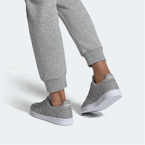 (WMNS) adidas neo Grand Court 'Triple Grey' EE7884